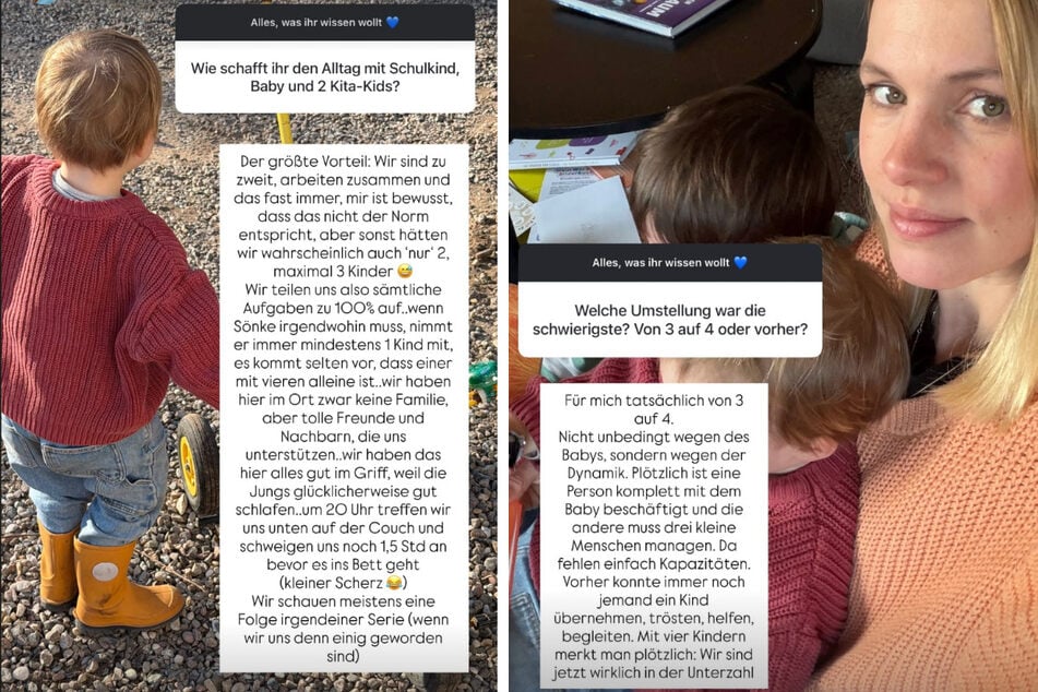Model und Schweiger-Ex Svenja Holtmann (39) hat über die Herausforderung mit vier Kindern gesprochen.