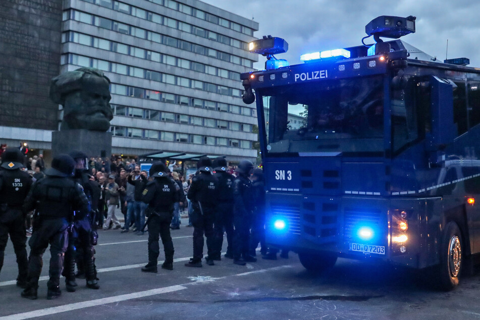 Im August 2018 kam es zu rechten Demonstrationen im Chemnitzer Zentrum.