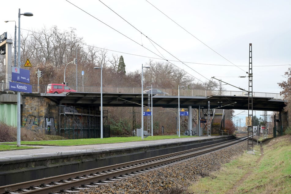 Auch für die Gleisquerung der Meißner Landstraße in Kemnitz steht die Hauptuntersuchung an.