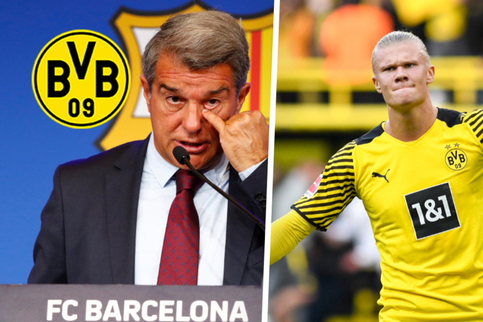 Kampfansage von Barca-Präsident: BVB-Star Haaland könnte trotz Schulden kommen!