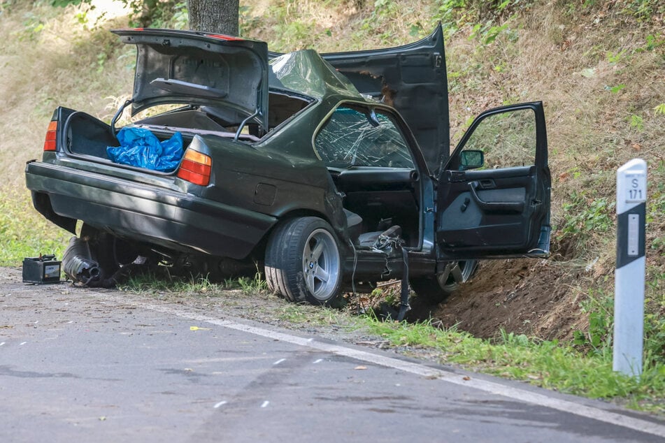 Der Unfall geschah auf der S 173 zwischen Hellendorf und Bad Gottleuba.