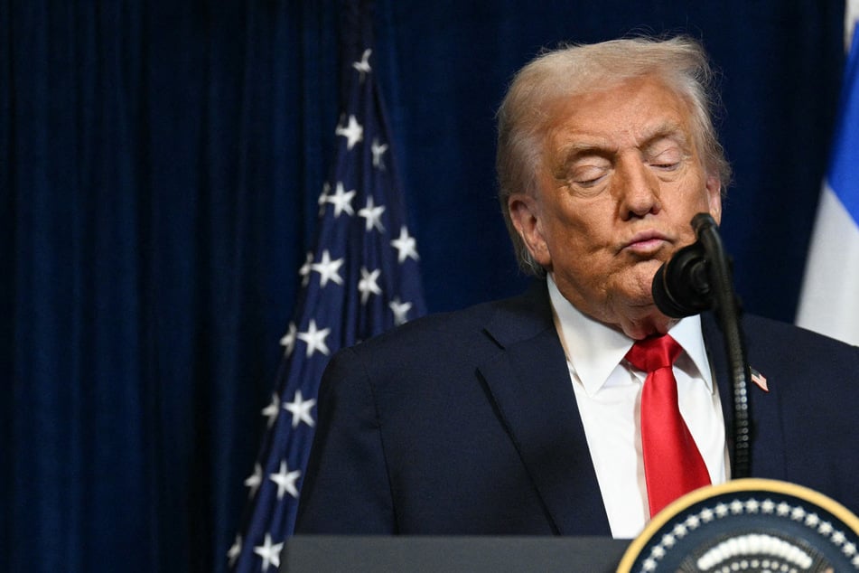 President Donald Trump used his veto power for the first time this term by rejecting bills related to a water pipeline and the expansion of Indigenous territory.