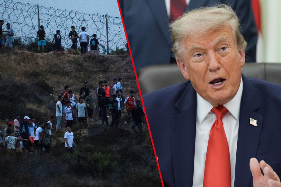 President Donald Trump's administration continued to push its anti-migrant rhetoric with new posts about the crisis in Ceuta.