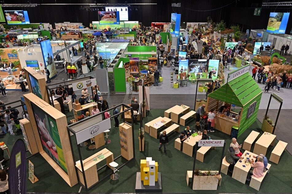 Die Agrarmesse "Grüne Tage Thüringen" fand zum 14. Mal in der Erfurter Messe statt.