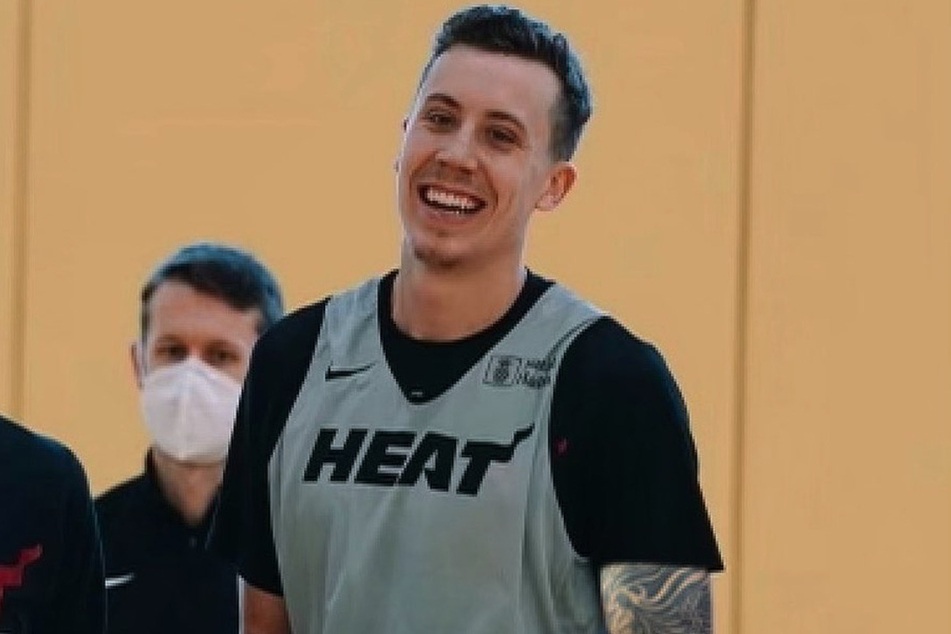Duncan Robinson broke the record for the most 3-pointers ever scored in a Heat playoff game.