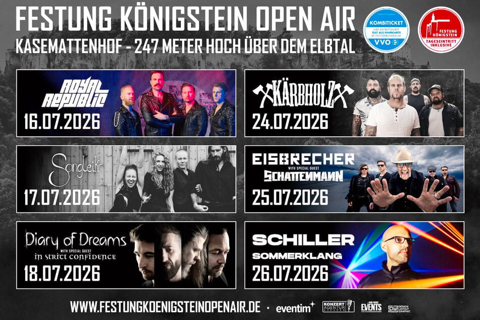 Für Veranstaltungen auf der Festung Königstein und viele weitere Events habt Ihr im VVO den Fahrausweis gleich inklusive.