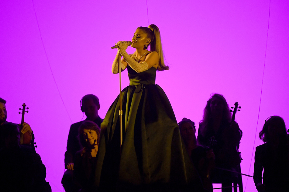 Ariana Grande performs onstage during the 62nd Annual GRAMMY Awards at Staples Center on January 26, 2020.