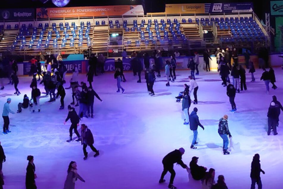 Eis-Party vom Feinsten: Bei "Sachsentrance" kann bis in die Morgenstunden geskated werden.