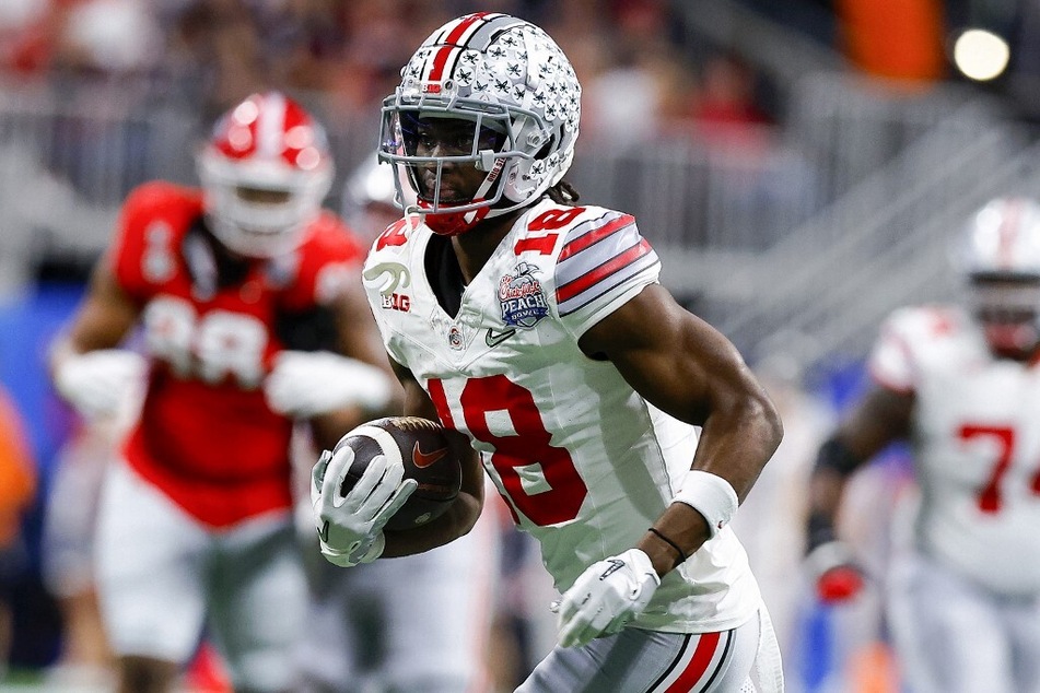 Marvin Harrison Jr. is projected as the top receiver in the 2024 NFL Draft class, set to perform at the NFL Combine on Saturday.