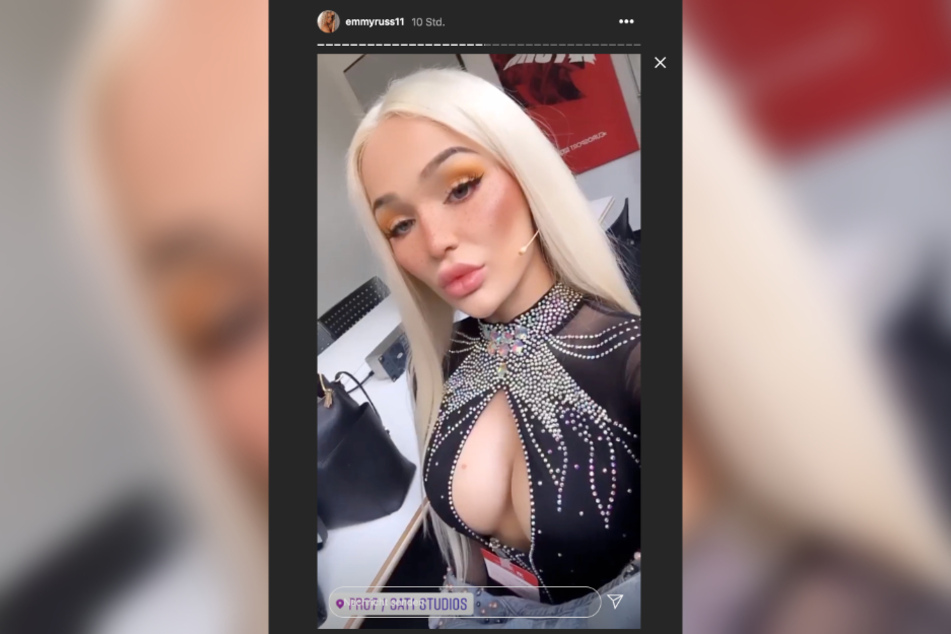 Emmy lässt in ihrer Instagramstory tief blicken.