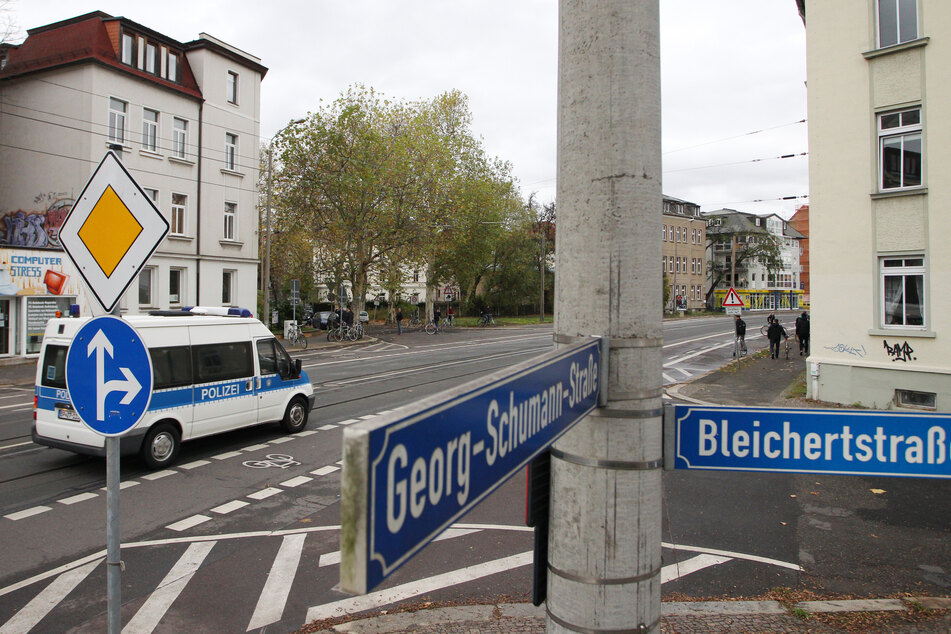 Auf dieser Grünfläche an der Georg-Schumann-Straße im Leipziger Stadtteil Gohlis soll eine Moschee errichtet werden. (Archivbild)