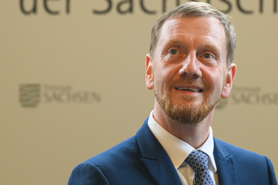 MP Michael Kretschmer (47, CDU) stellt sich am Sonntag in Dresden zum Bürgerdialog zur Verfügung.