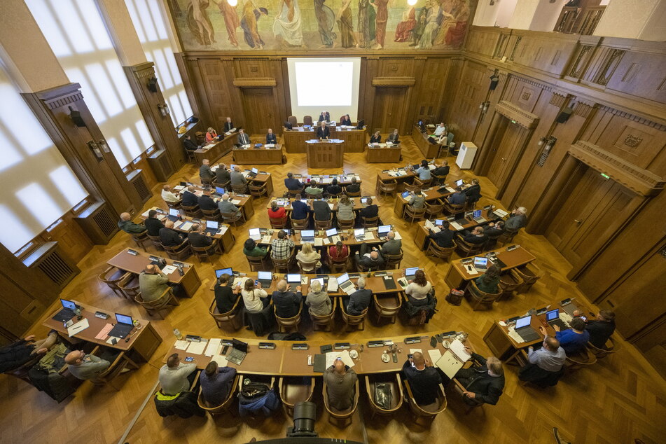 Die Stadträte in Chemnitz kommen einmal im Monat zu einer Sitzung zusammen.