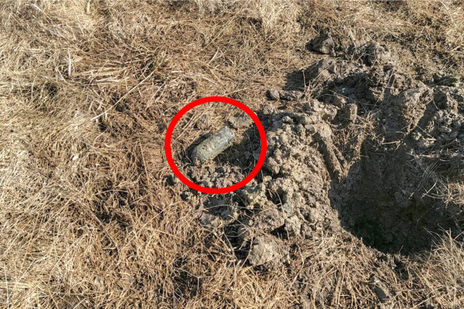 Die Munition wurde mithilfe eines Metalldetektors bei einer archäologischen Grabung gefunden.