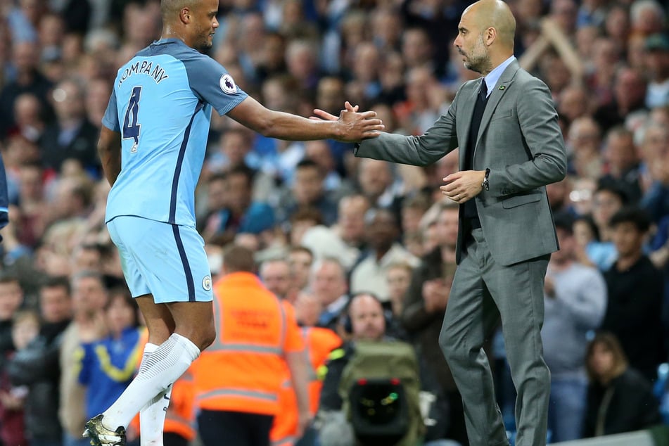 Als Kompany noch Profi war, spielte er bei City unter Coach Guardiola.