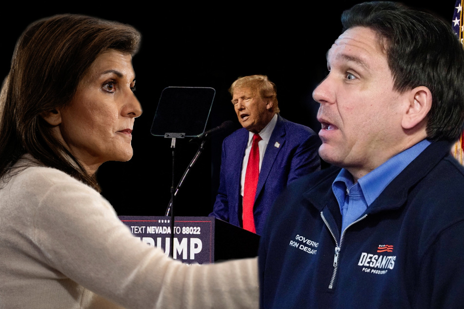 DeSantis and Haley take turns dumping on Trump in town hall events