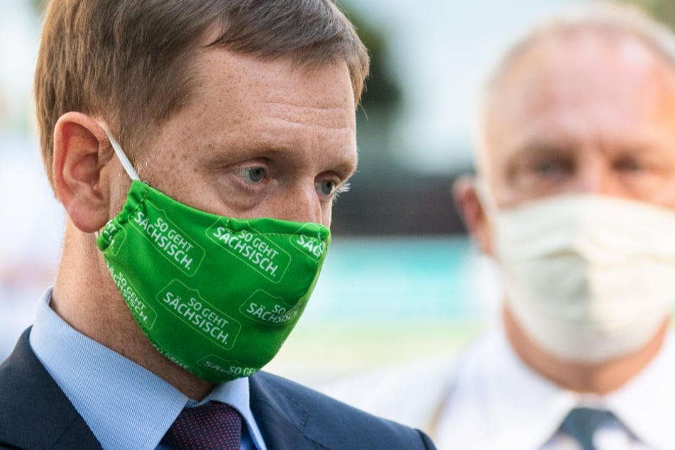 Michael Kretschmer (45, CDU) besuchte unlängst "Corona"-Gegner in Dresden. Einer von ihnen ist heute dabei.