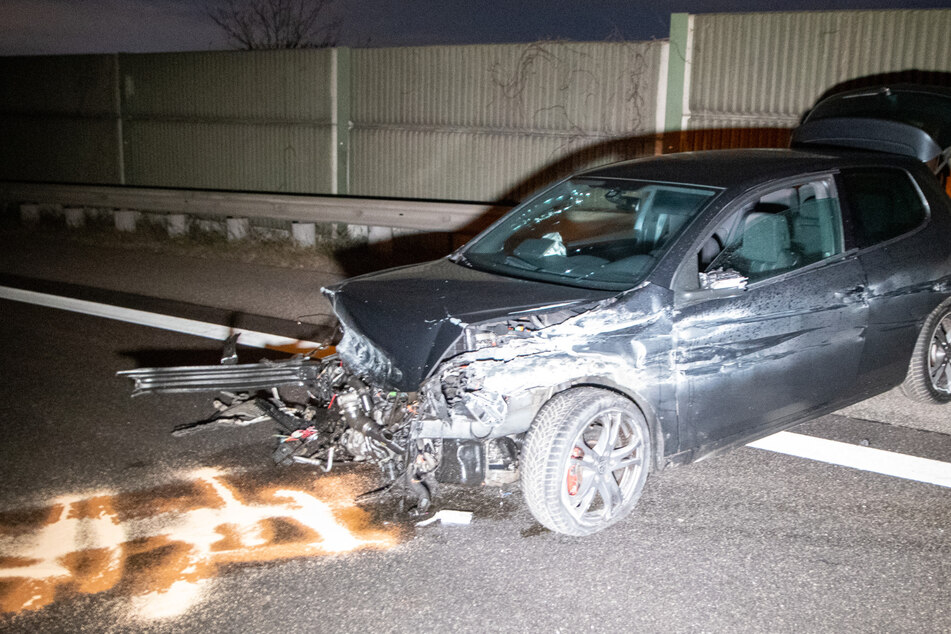Der Unfallwagen.