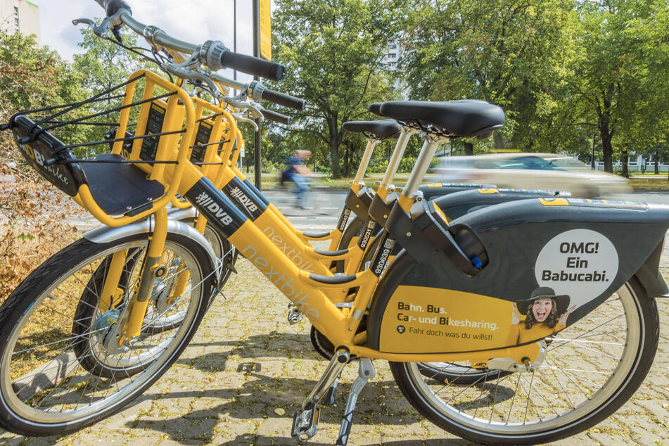 Die ausleihbaren "MOBIbikes" erfreuen sich in Dresden großer Beliebtheit.