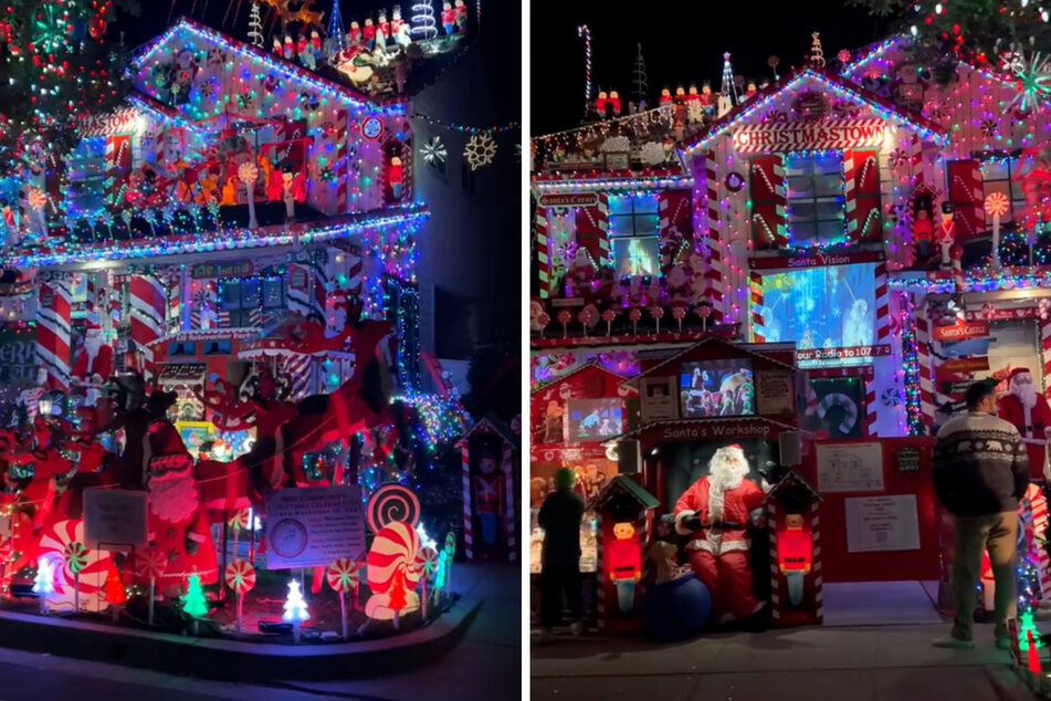 Dieser Hausbesitzer hat kurzerhand einen kleinen Weihnachtsmarkt vor seinem Haus aufgebaut.