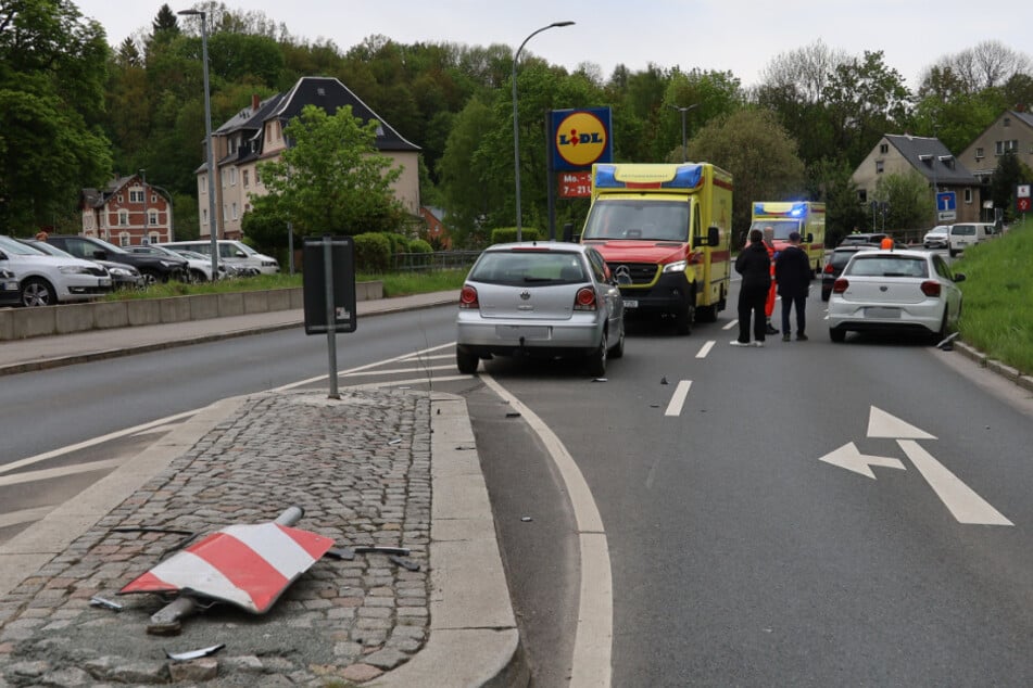 In den Unfall waren drei VW involviert.