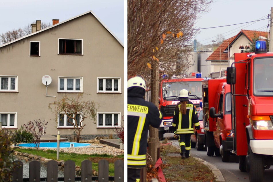 Feuer in Ostsachsen: 52-Jähriger stirbt bei Brand in Dachgeschoss-Wohnung