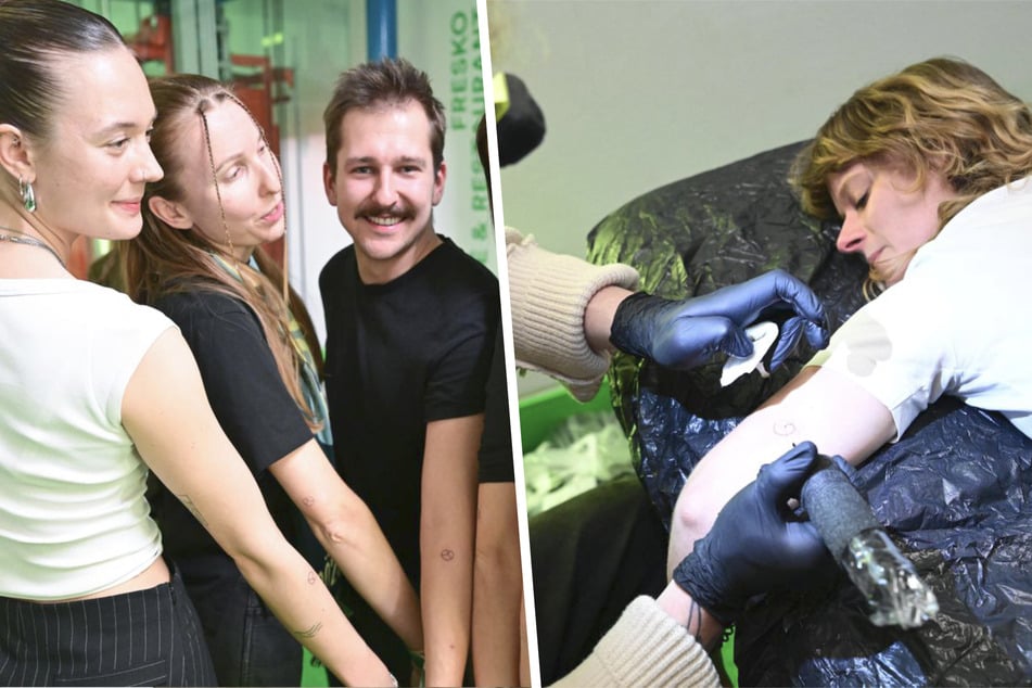 Bleibende Erinnerung an Sieg: Grüne lassen sich Wahlkampf-Symbol tätowieren