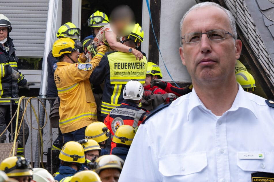 Retter bei Hoteleinsturz: "Ich hab gar nicht registriert, dass ein Geschoss komplett eingestürzt ist"