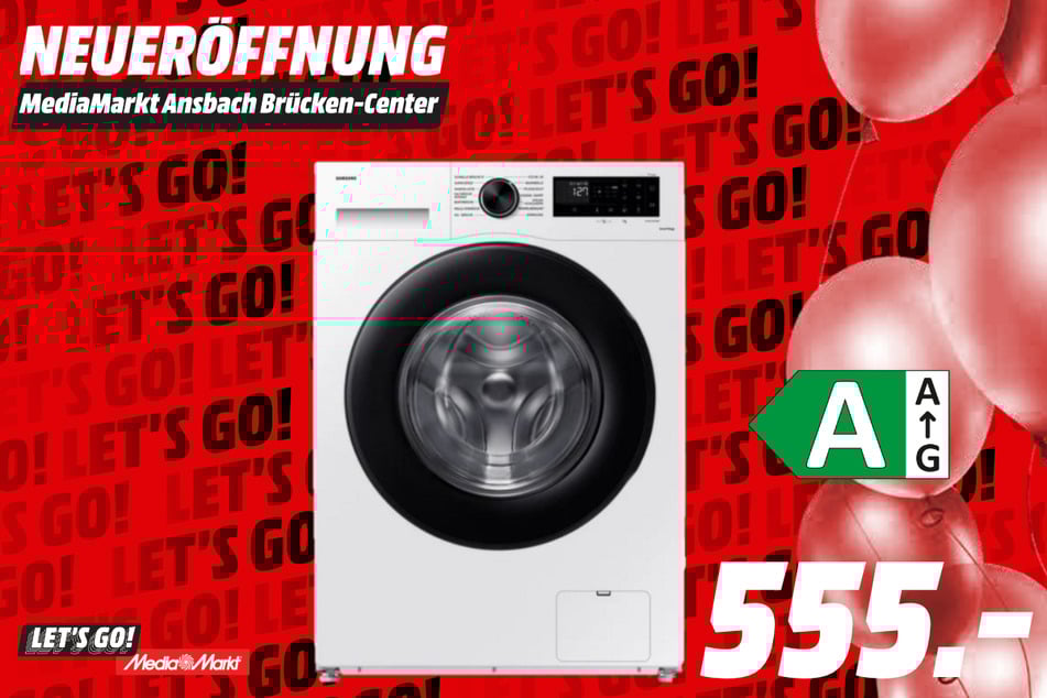 Samsung-Waschmaschine für 555 Euro.