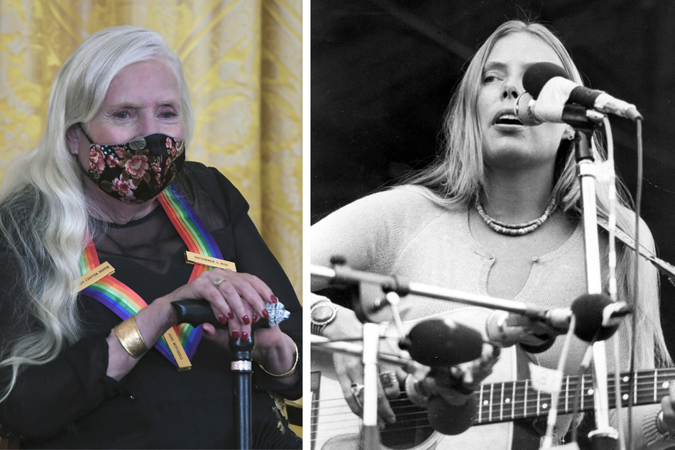 Joni Mitchell makes big move in support of Neil Young