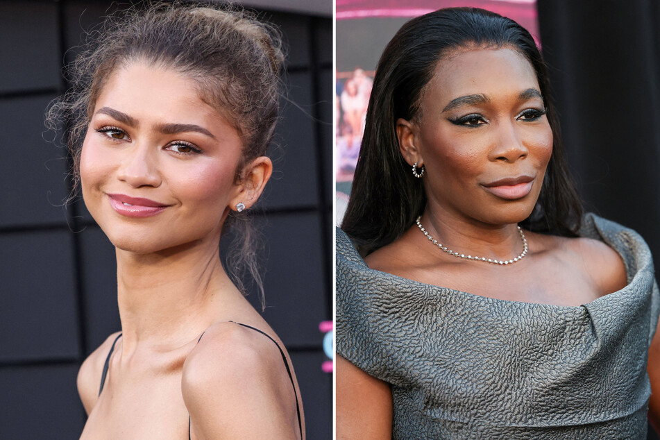 Tennis star Venus Williams (r.) stepped out at the Los Angeles premiere of Challengers to support the movie and its leading lady, Zendaya.