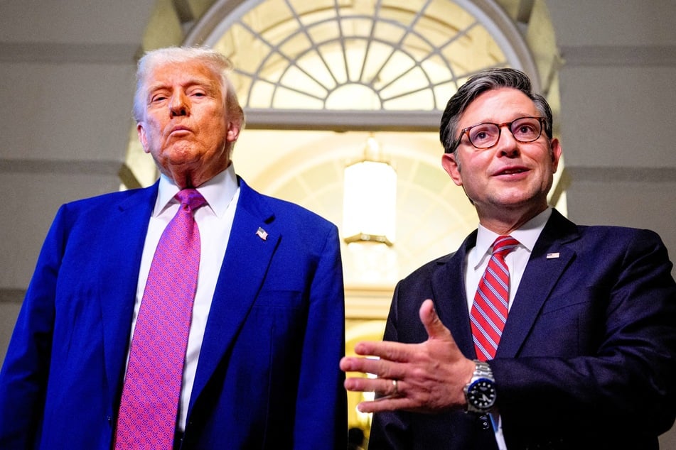 House Speaker Mike Johnson claims Trump acted as an "FBI informant" to "take down" Epstein