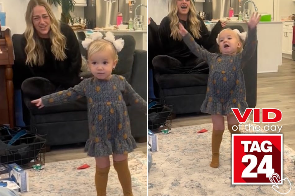 Today's Viral Video of the Day features a little girl who instantly lit up as soon as she heard her favorite song come on!