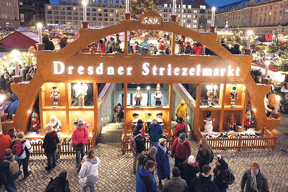 Am 27. November beginnt der 590. Striezelmarkt in Dresden. Noch fehlt Personal.