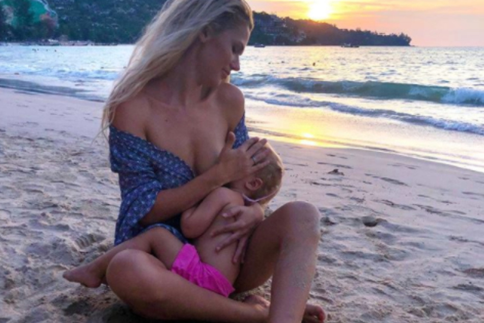 Sara Kulka (29) macht auf "Mutti-Themen" aufmerksam.