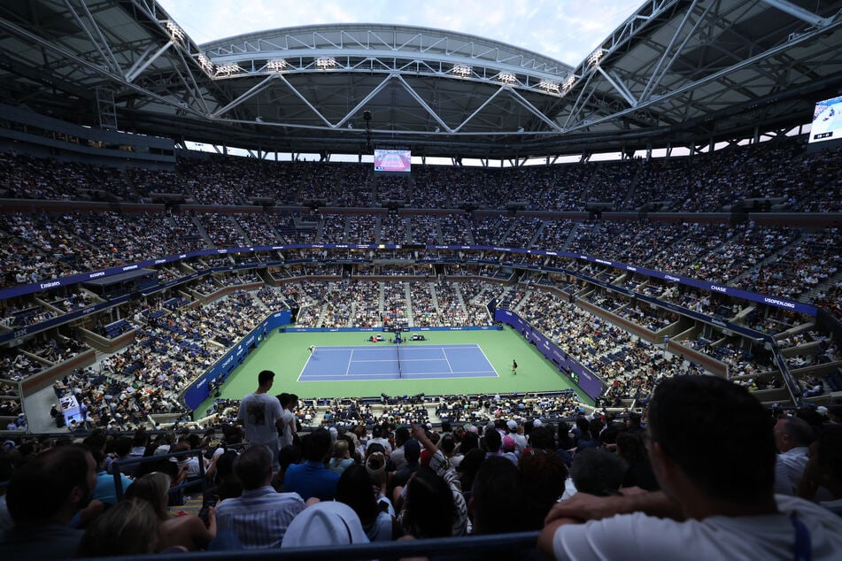 New York's Arthur Ashe Stadium, the largest arena in tennis, has a capacity of 23,859.