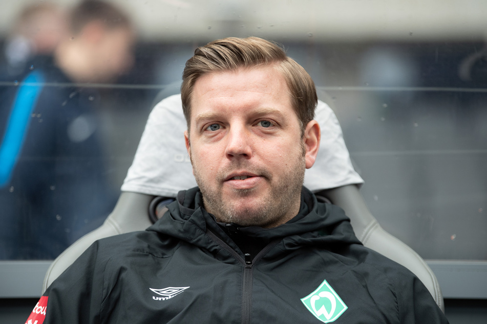 Trainer Florian Kohlfeldt von Bremen vor dem Spiel.