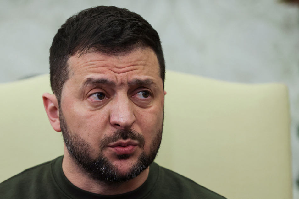 Wolodymyr Selenskyj (45) zeigte sich erfreut über die angekündigte Panzerlieferung.