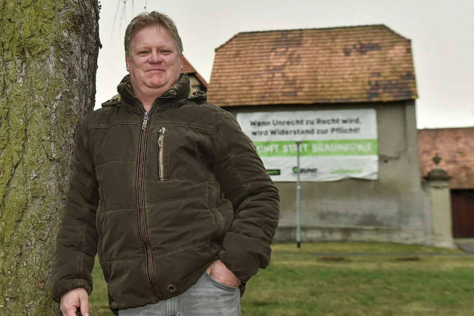 Will die Wiederbesiedlung des Dorfes möglichst bald: Jens Hausner (55), Bürgerinitiative "Pro Pödelwitz".
