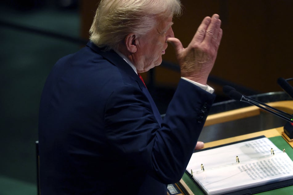 President Trump's teleprompter malfunctioned as well, but the UN noted that the equipment is actually operated by the White House.