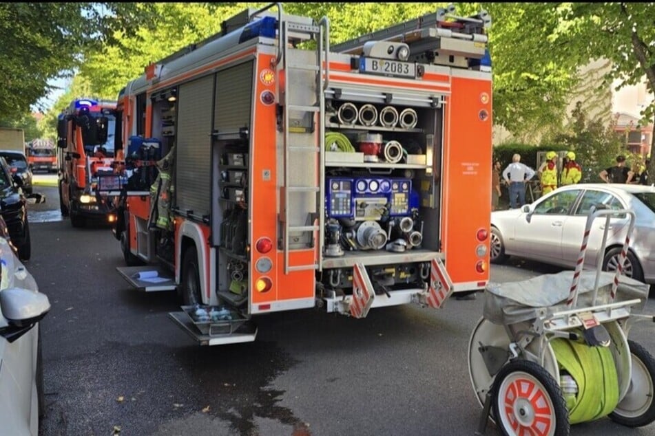 Die Berliner Feuerwehr war am Dienstag in Prenzlauer Berg im Einsatz.