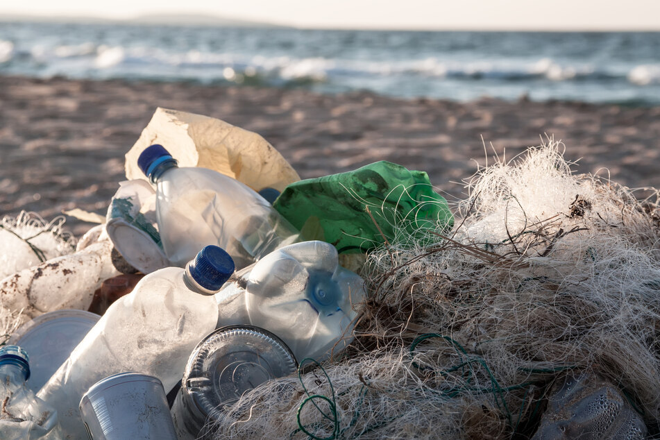 Plastic waste pollutes marine environments in California and around the world (stock image).