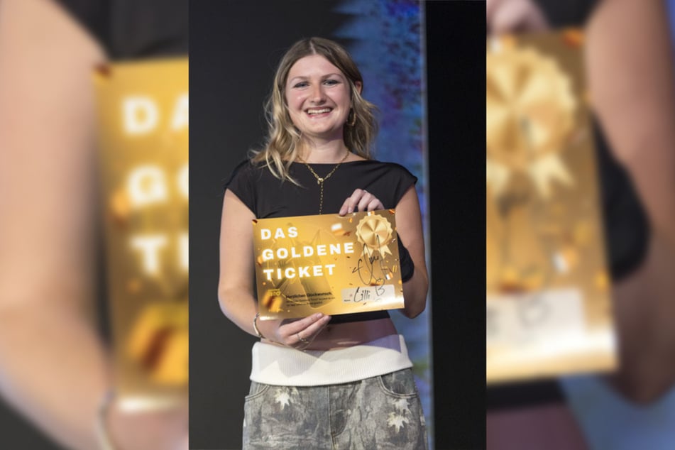 Lilly Böse (19) aus Wernesgrün bekam für ihre perfekte "Nina Chuba"-Version prompt das goldene Ticket.