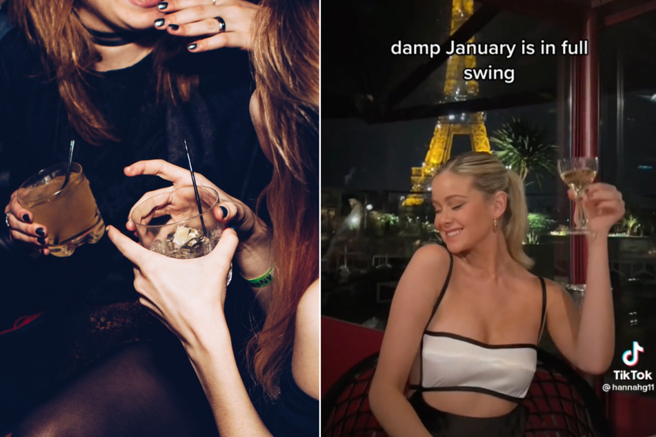 TikTok users are looking to cut down on their alcohol intake with "Damp January."