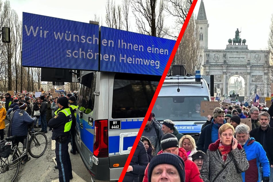 München: Demo gegen Rechts abgebrochen: Mindestens 80.000 Menschen in München