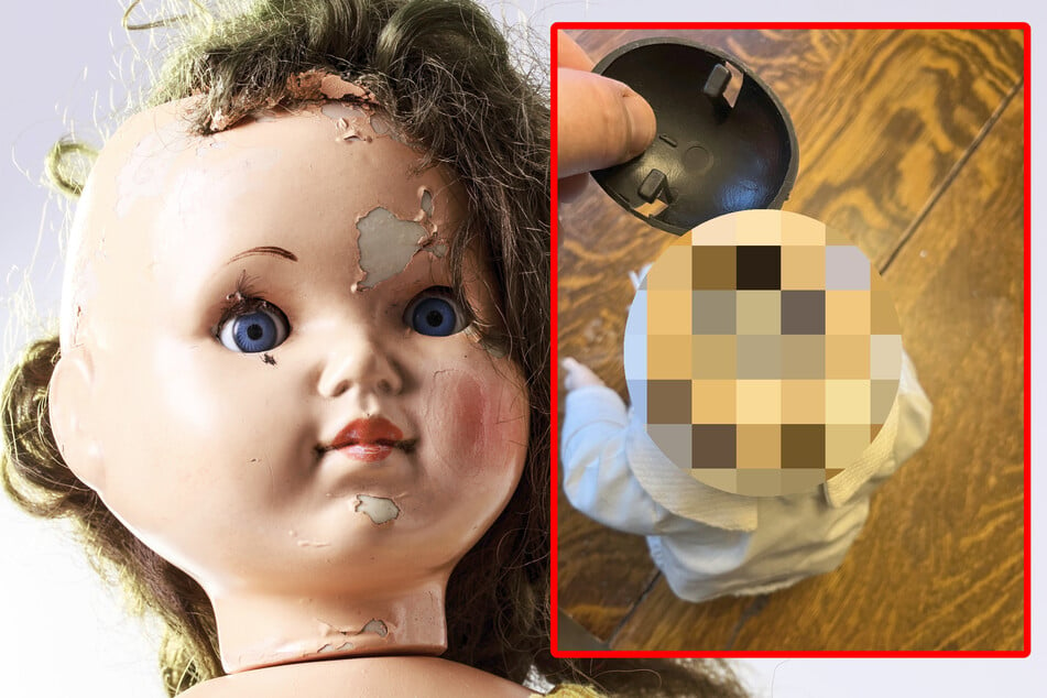 Frau kauft Puppe in Gebrauchtwarenladen: Im Kopf des Spielzeugs wartet eine bizarre Überraschung