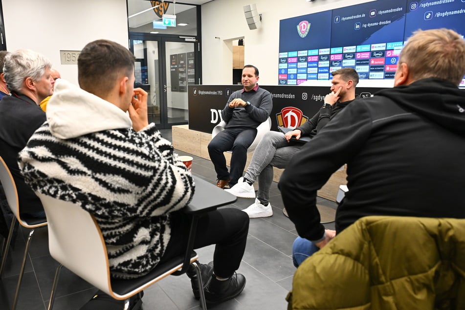 In einer Medienrunde im Trainingszentrum der SG Dynamo stellte sich Präsident Ronny Rehn (43) vor. Er ist seit dem 28. November im Amt.