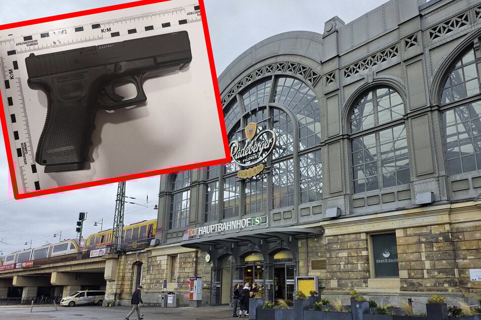 Dresden: Waffenfund und Attacke mit Schlagstock: Dresdner Polizei hat viel zu tun
