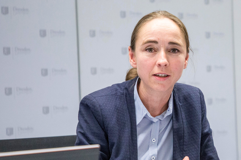 Gesundheitsbürgermeisterin Kristin Kaufmann (44, Linke).