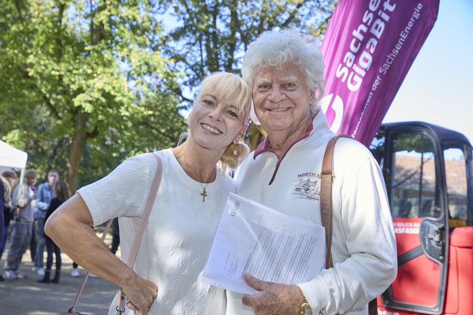 Dixieland-Festival-Gründer Joachim Schlese (84) und Ehefrau Carmen (49) freuen sich auf das schnelle Internet.